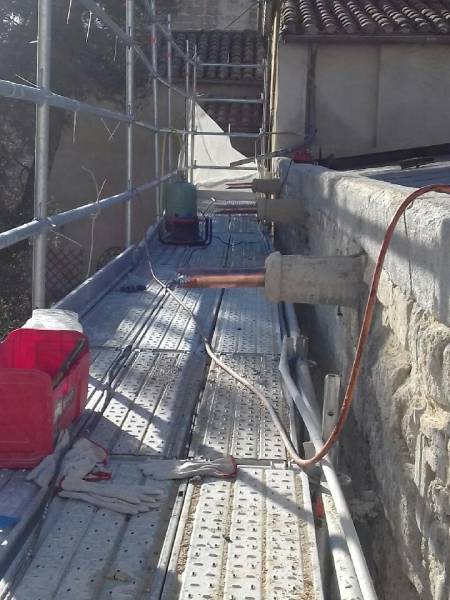 échafaudage chantier